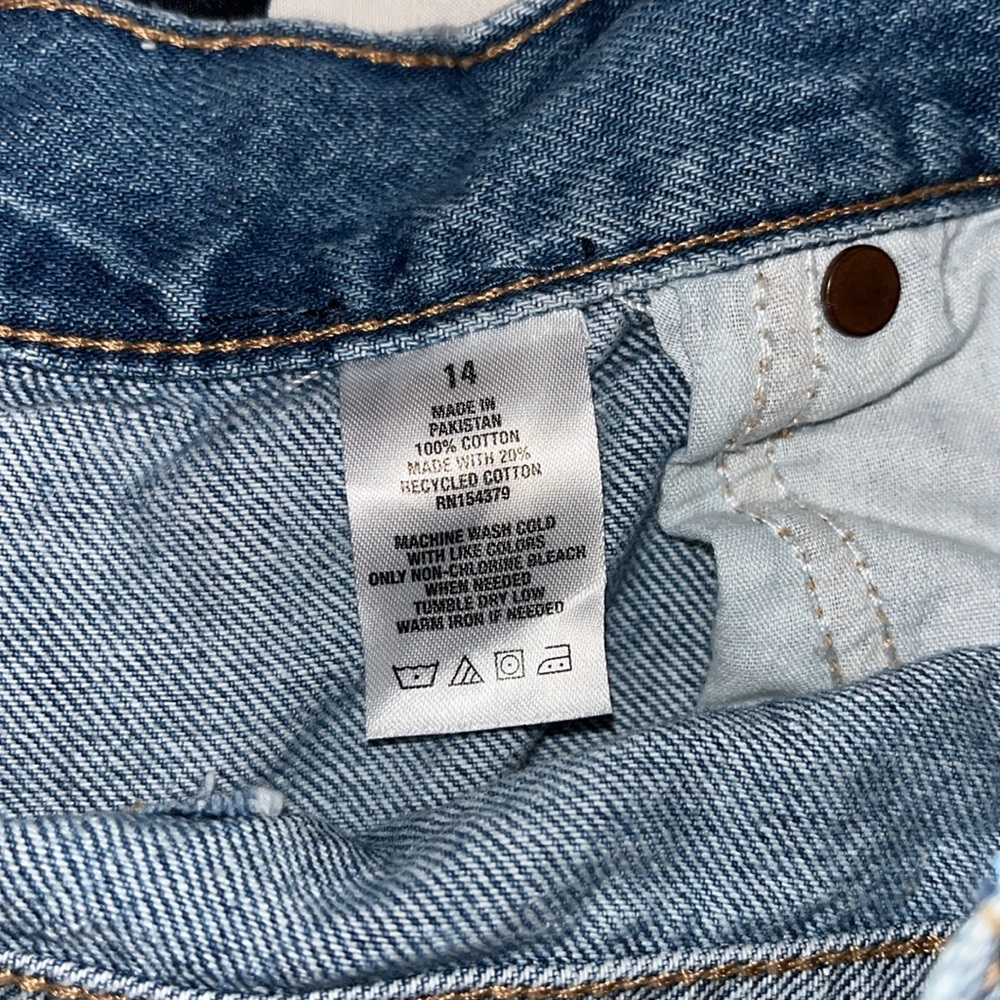 Aeropostale Light Blue Boyfriend Jean Shorts - Picture 4 of 4